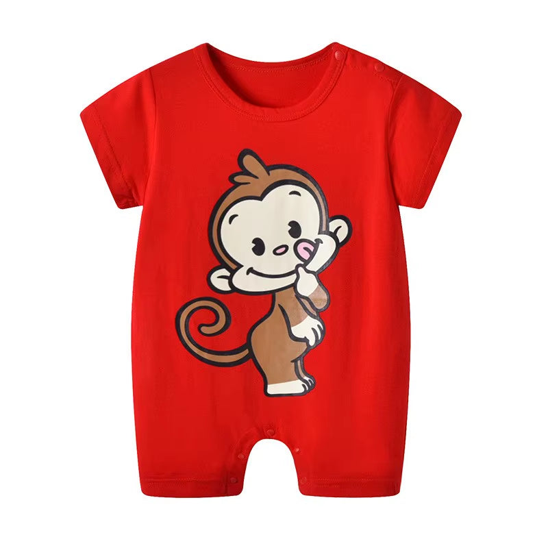 Romper Baby Girl Summer Clothes 100% Cotton Short Sleeved Jumpsuit for Newborn Babies Jumpsuit Baby Boy Clothes