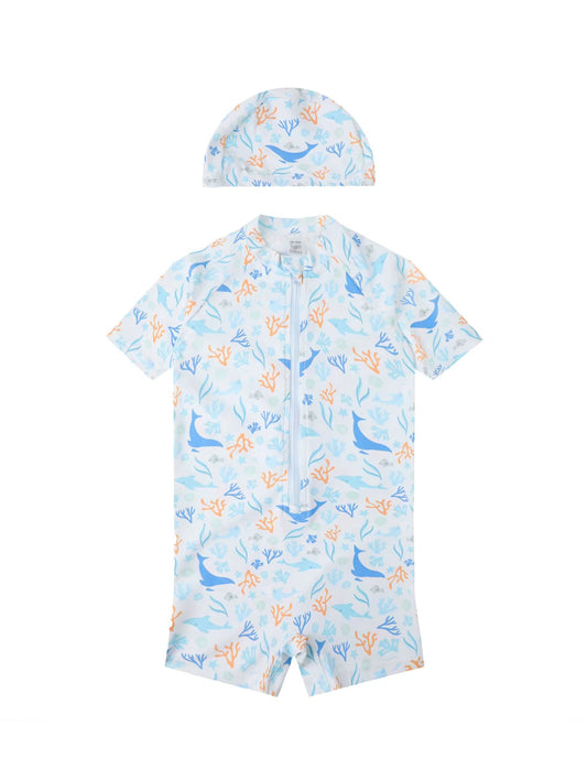 Children'S One-Piece Swimsuit 25 Summer New Toddler Kids Boys Vacation Swimsuit Baby Swimsuit Swimwear