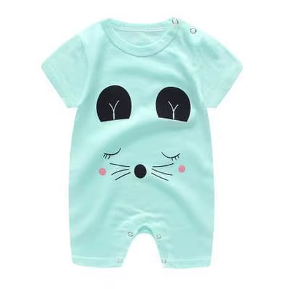 Romper Baby Girl Summer Clothes 100% Cotton Short Sleeved Jumpsuit for Newborn Babies Jumpsuit Baby Boy Clothes
